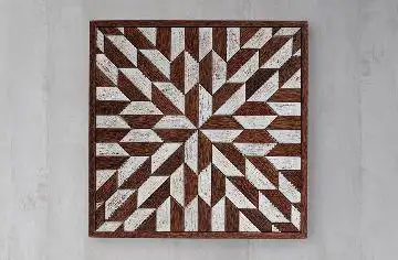 Панно декоративное на стену Wall art Deco ROSA из древесины кокосовой пальмы