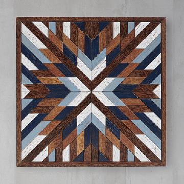 Панно декоративное на стену Wall art Deco INTANG из древесины кокосовой пальмы