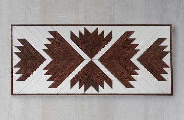 Панно декоративное на стену Wall art Deco AZTEC из древесины кокосовой пальмы