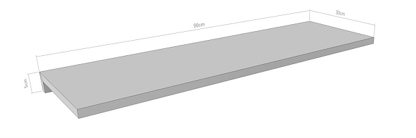 AZMA L 90G AS 30x90x5